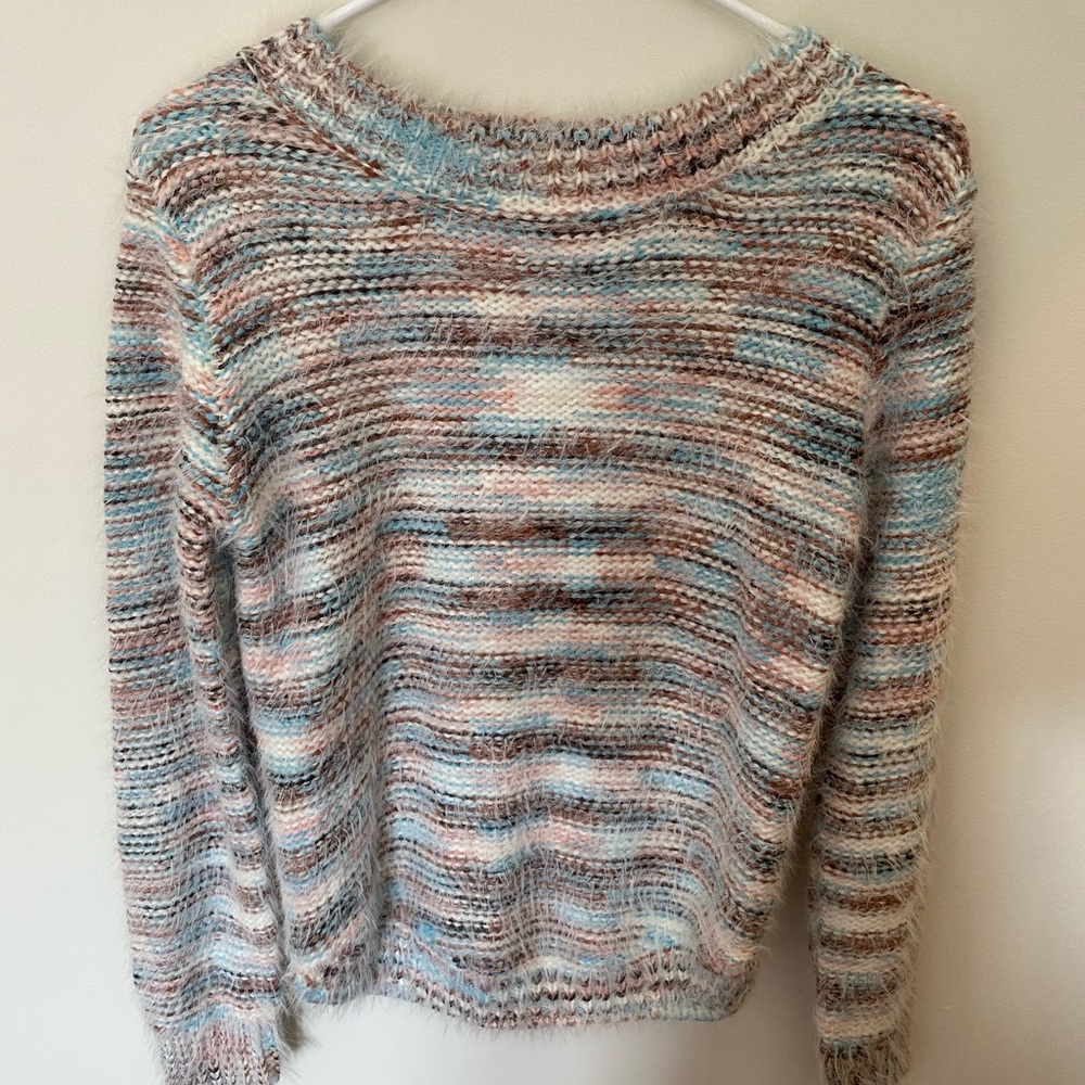 girls size 14 fuzzy sweater GREAT CONDITION